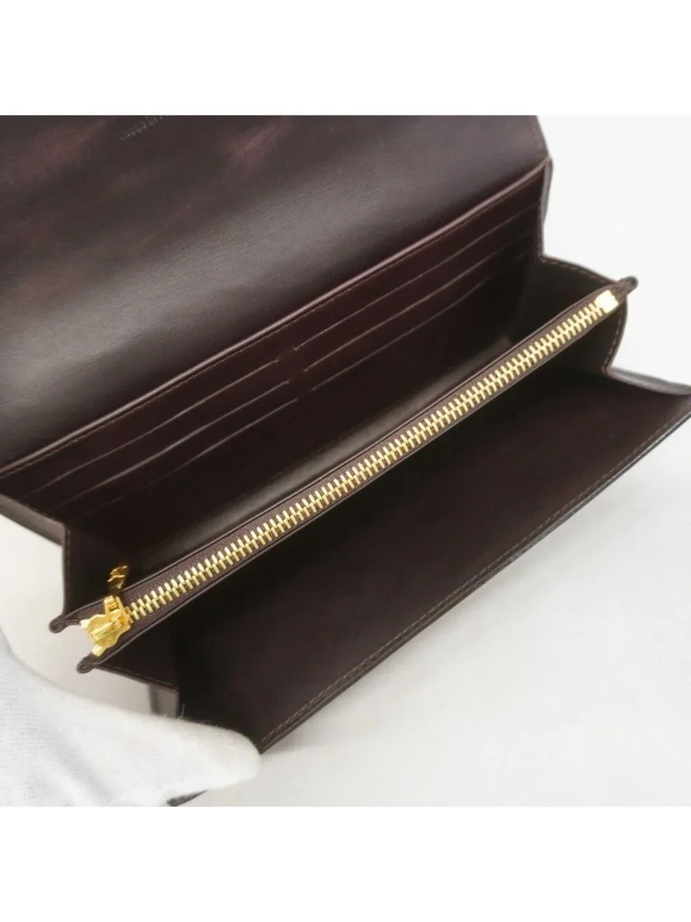 Louis Vuitton Wallet Vernis Portefeuille Rossmore Amaranto
